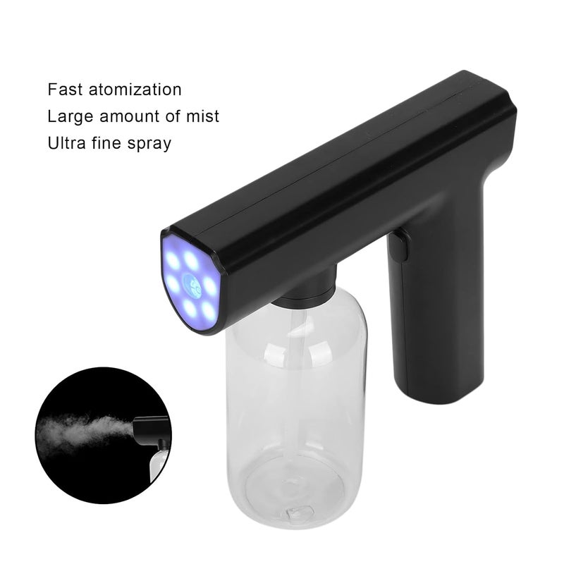woobles Electric Mist Atomizer Sprayer Gun, Electric Handheld Sprayer Disinfectant Fogger Gun Portable Rechargeable Sprayer Gun, Nanometer Disinfectant Machine for Home Office School Hotel - Image 3